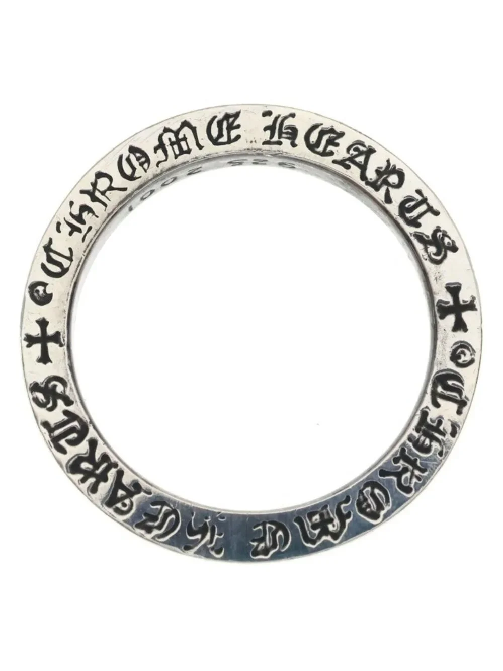 Chrome Hearts Spacer Pln Plain Ring Silver